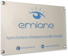 Plaque professionnel  or