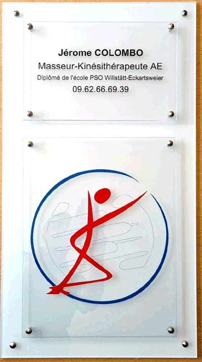 Support plexiglass couleur blanc  2 plaques